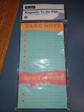 Magnetic To Do Pad - Teal
